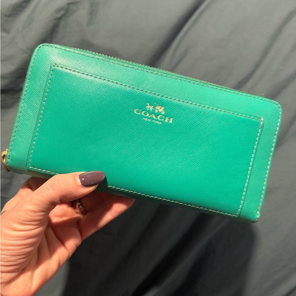 Coach Teal Women's Wallet